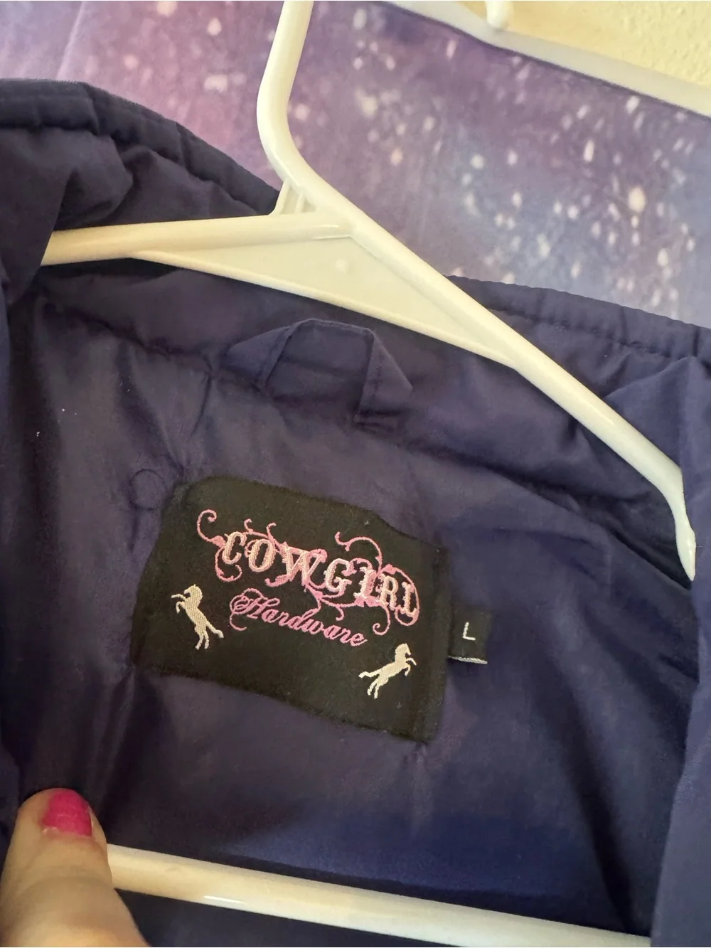 Girls cowgirl hardware vest